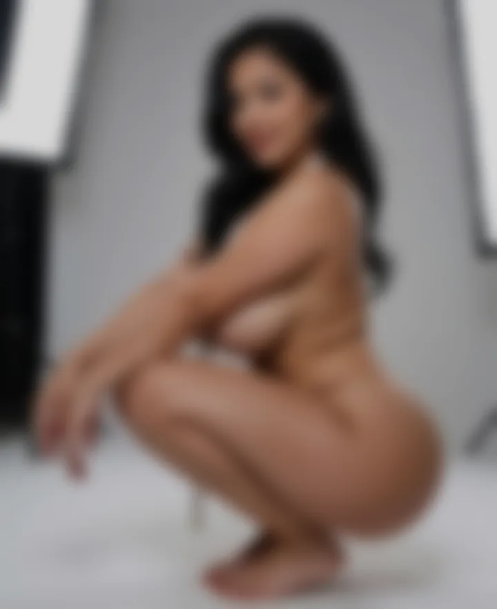 Nieves, a private photo, blurred until unlocked